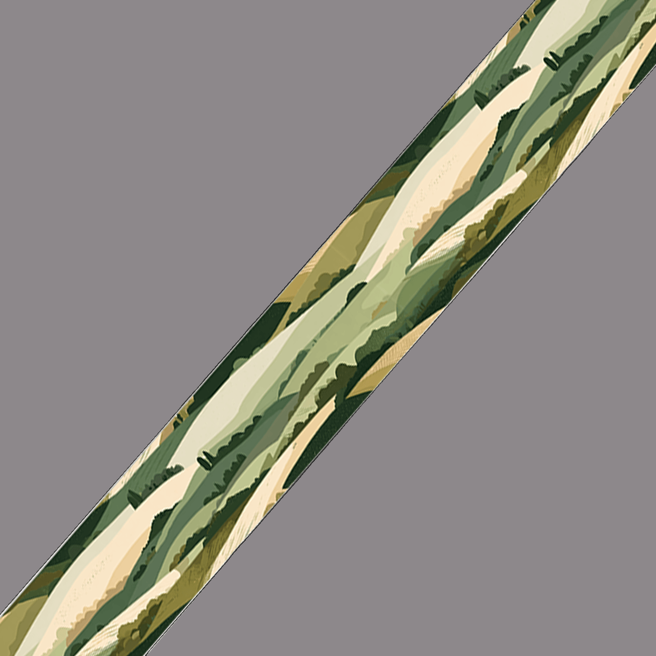 L'atelier du Fourmilier BioThane imprimé au mètre BioThane imprimé – Camouflage forêt vert & sable