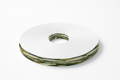 L'atelier du Fourmilier BioThane imprimé au mètre BioThane imprimé – Camouflage forêt vert & sable