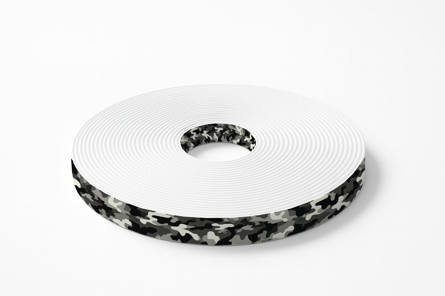 L'atelier du Fourmilier BioThane imprimé au mètre BioThane imprimé Camouflage urbain noir & gris