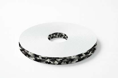 L'atelier du Fourmilier BioThane imprimé au mètre BioThane imprimé Camouflage urbain noir & gris