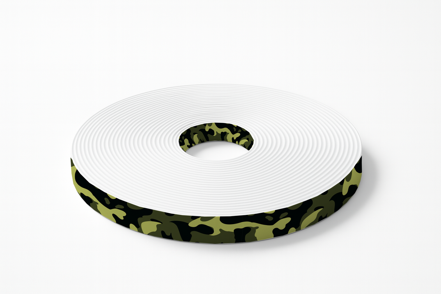L'atelier du Fourmilier BioThane imprimé au mètre BioThane imprimé Camouflage vert olive & jaune kaki