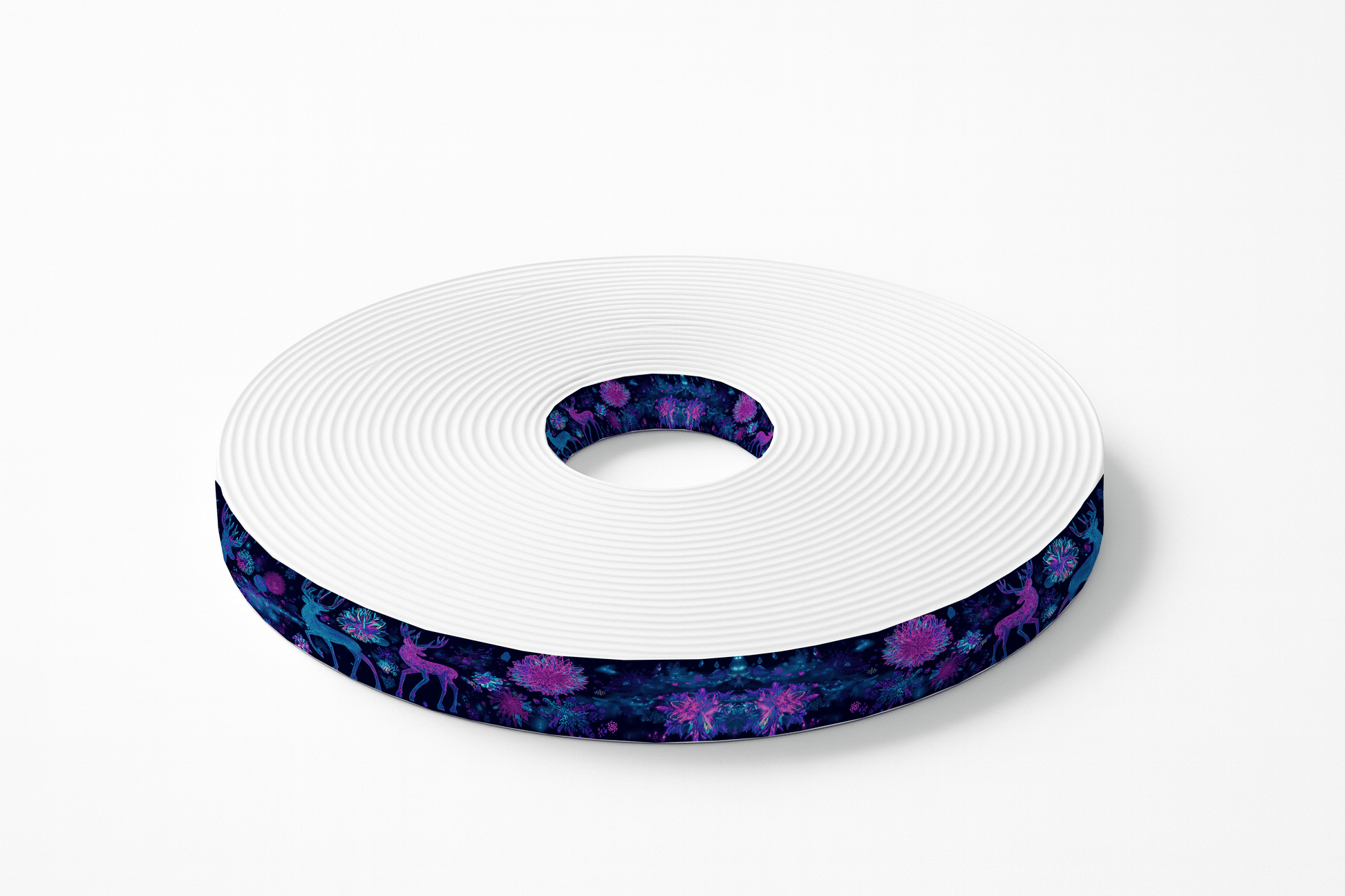 L'atelier du Fourmilier BioThane imprimé au mètre BioThane imprimé "Cerfs Galactiques"