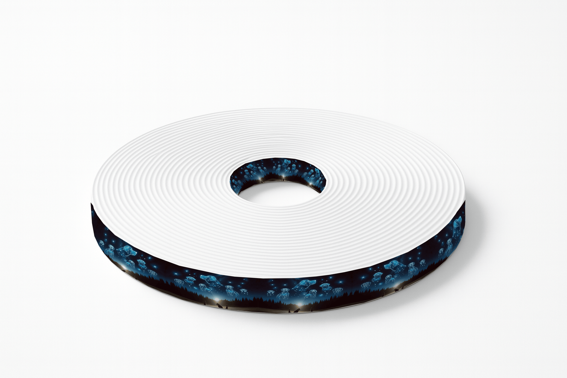 L'atelier du Fourmilier BioThane imprimé au mètre BioThane® imprimé - Chiens Constellations