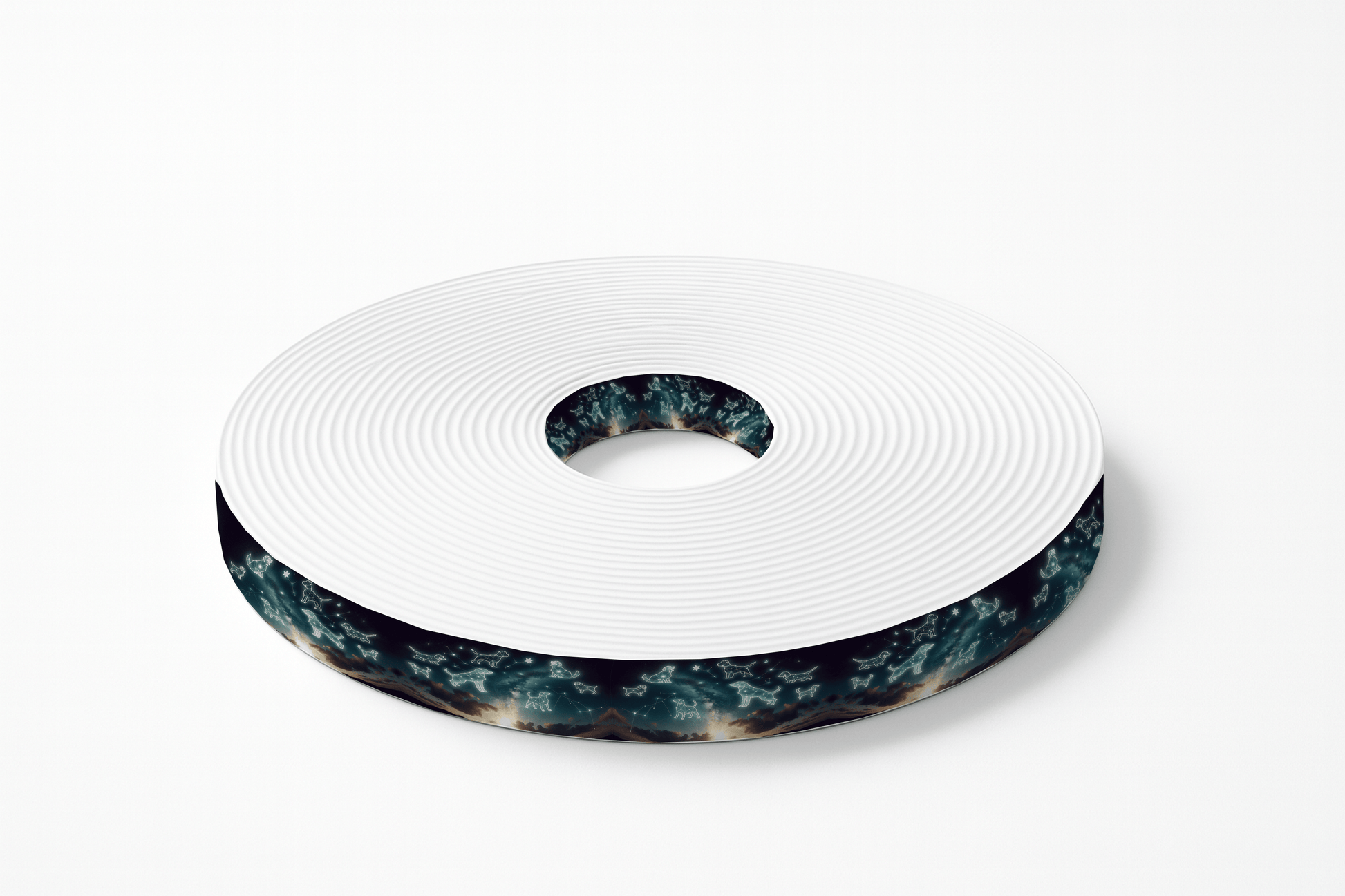 L'atelier du Fourmilier BioThane imprimé au mètre BioThane imprimé - Chiens Constellations Galactiques