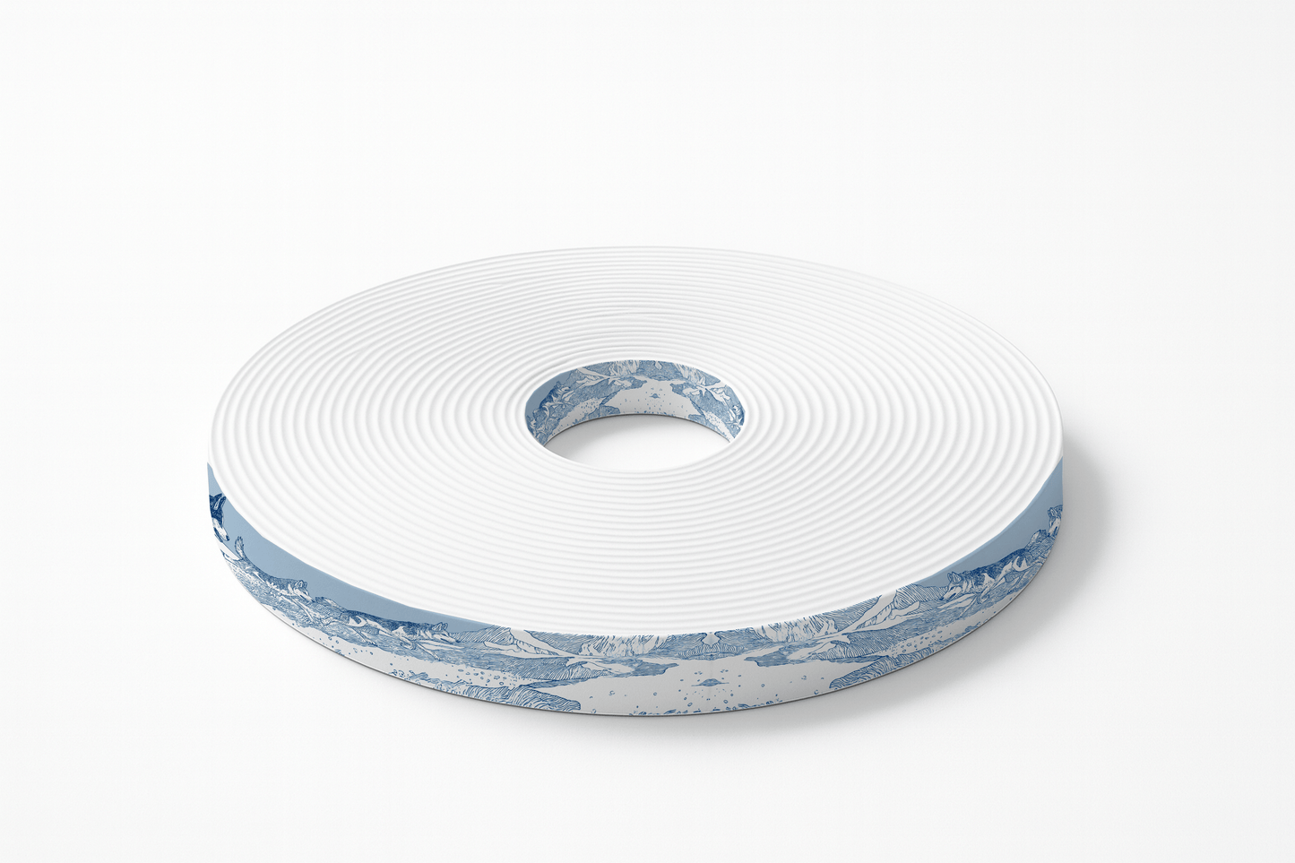 L'atelier du Fourmilier BioThane imprimé au mètre BioThane imprimé “Chiens nordiques bleus”