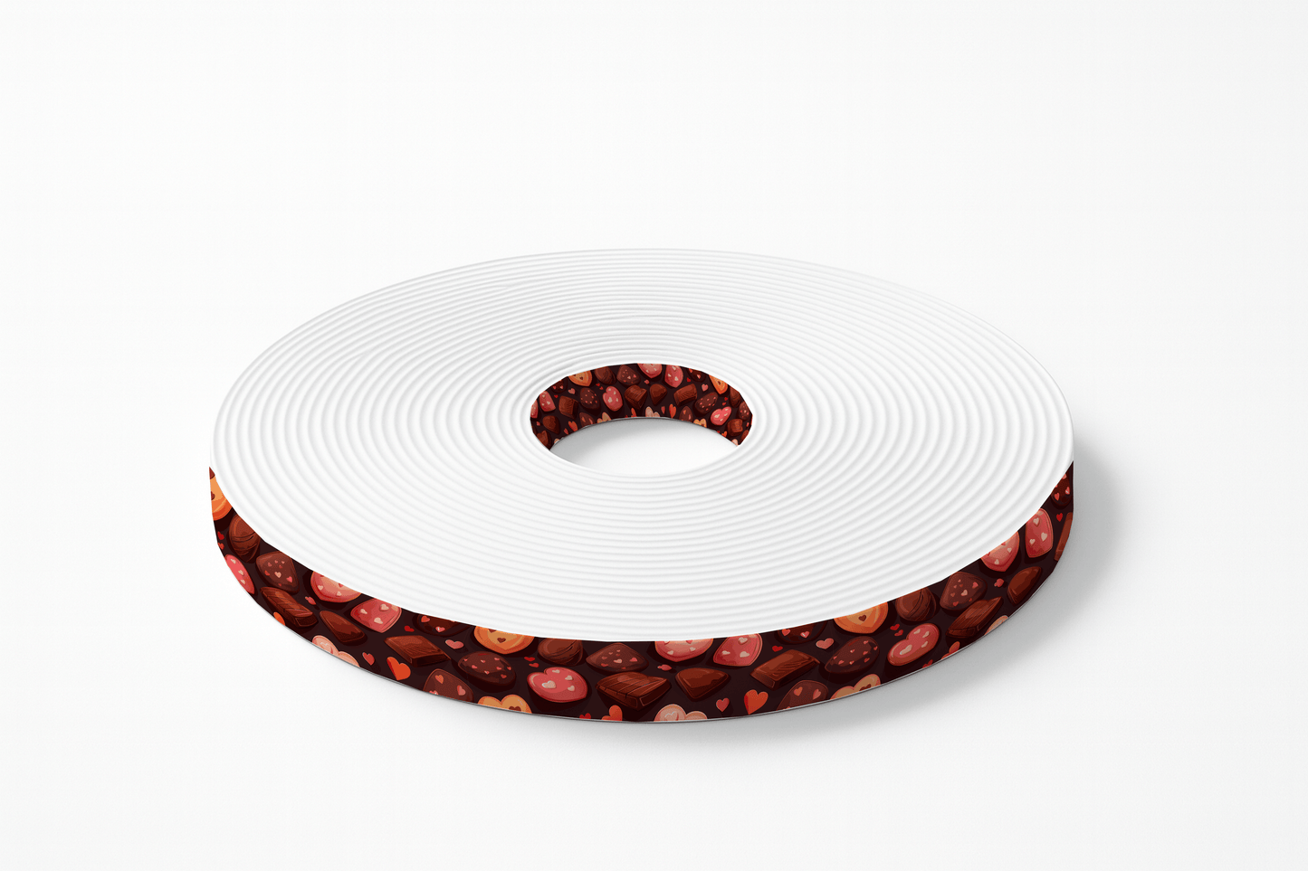 L'atelier du Fourmilier BioThane imprimé au mètre BioThane imprimé – Chocolats & cœurs gourmands