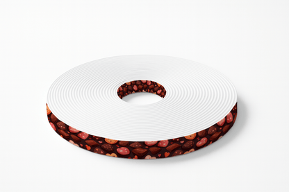 L'atelier du Fourmilier BioThane imprimé au mètre BioThane imprimé – Chocolats & cœurs gourmands