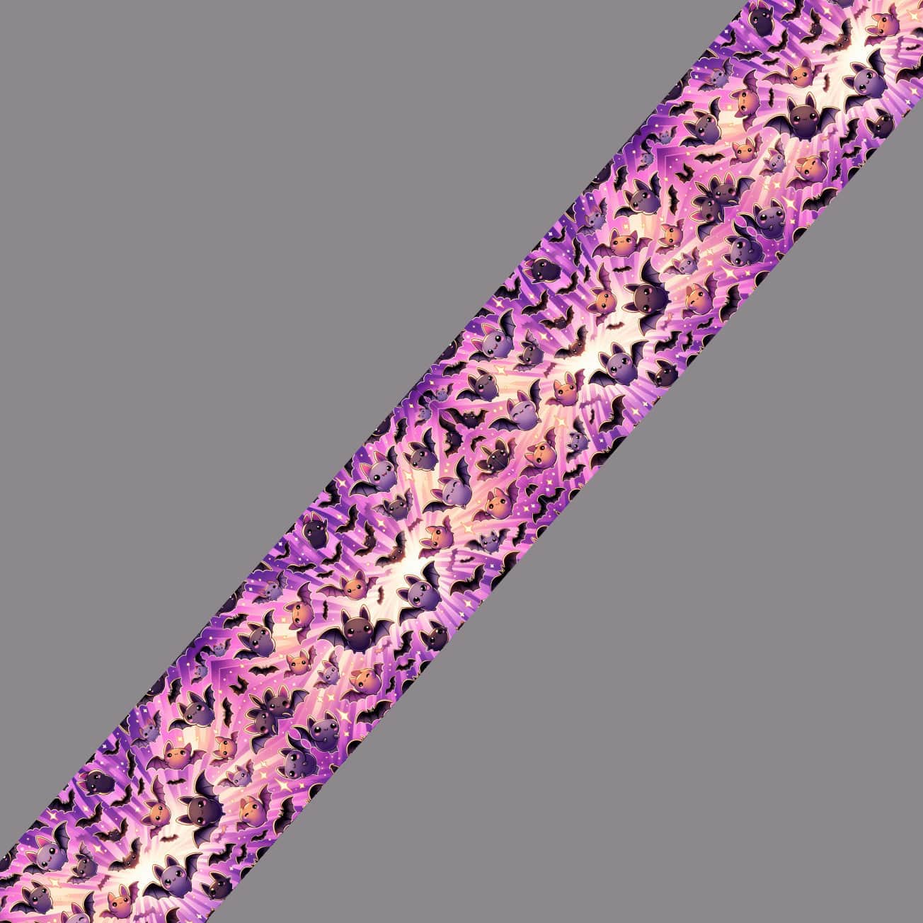 L'atelier du Fourmilier BioThane imprimé au mètre BioThane imprimé – Fantômes en liberté (édition Halloween)