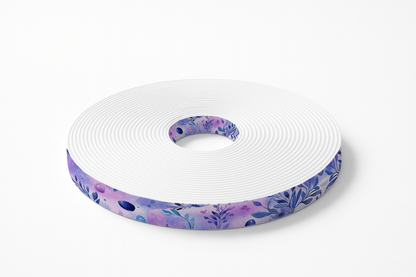 L'atelier du Fourmilier BioThane imprimé au mètre BioThane imprimé - Feuillage cosmique aquarelle