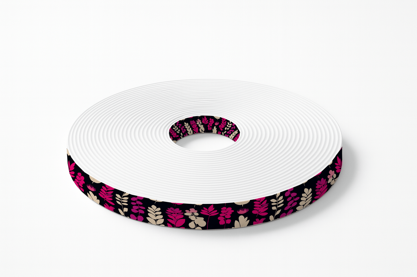 L'atelier du Fourmilier BioThane imprimé au mètre BioThane imprimé – “Floral Fuchsia”