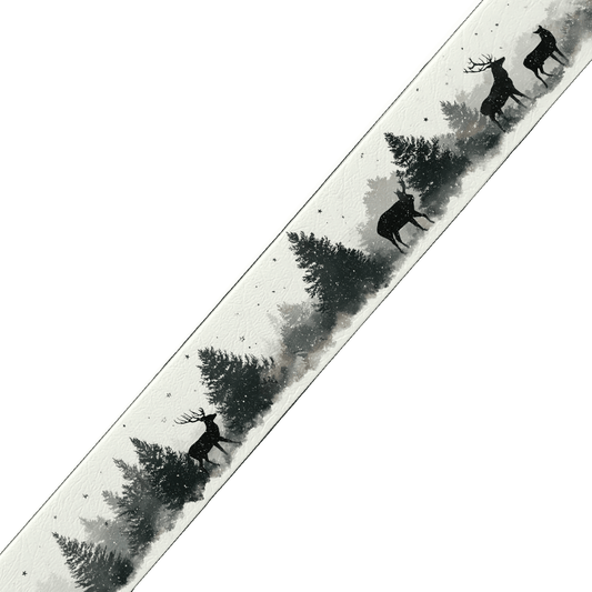 L'atelier du Fourmilier BioThane imprimé au mètre BioThane imprimé “Forêt des Cerfs”