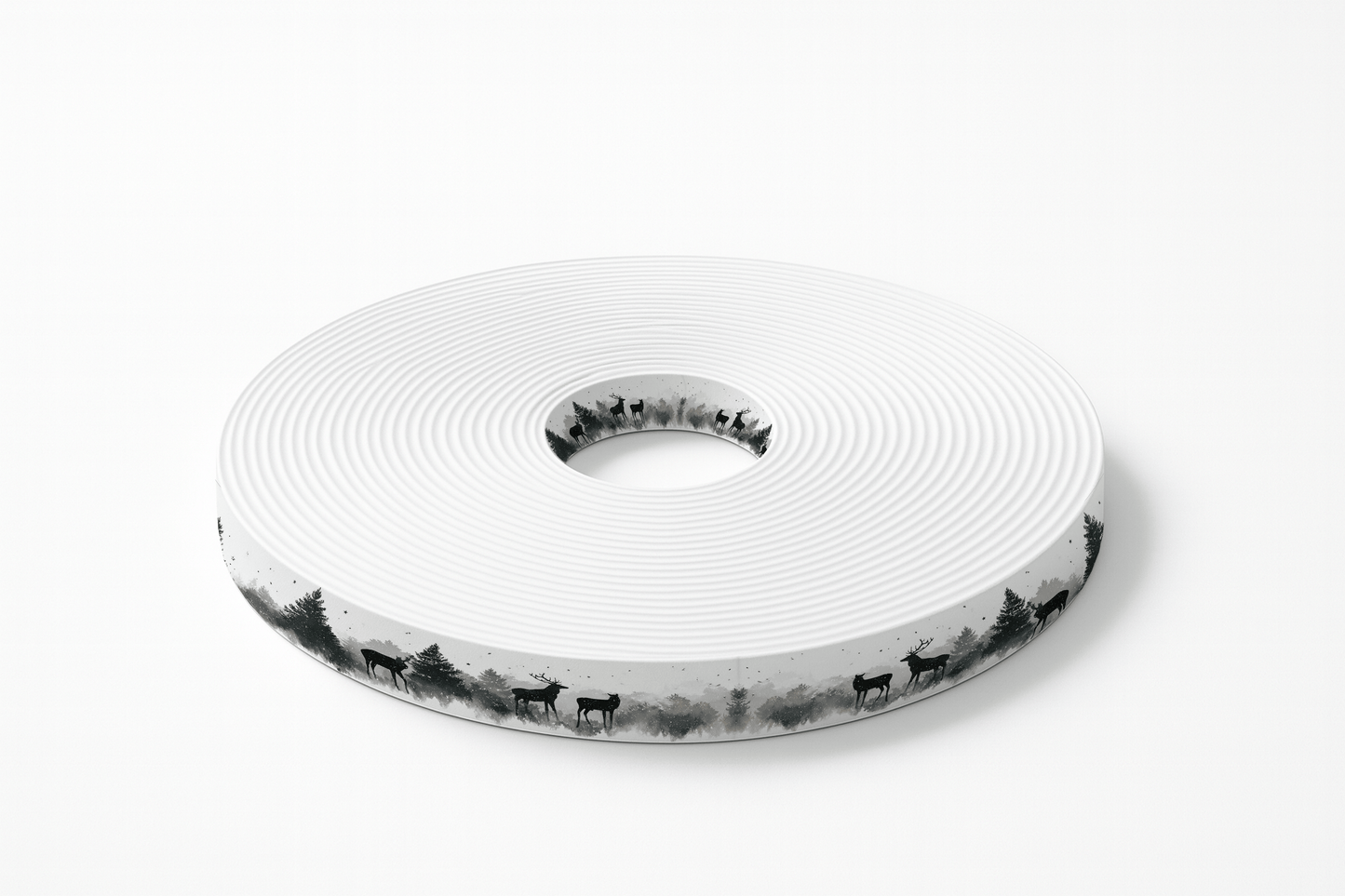 L'atelier du Fourmilier BioThane imprimé au mètre BioThane imprimé “Forêt des Cerfs”