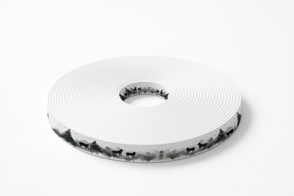 L'atelier du Fourmilier BioThane imprimé au mètre BioThane imprimé “Forêt des Cerfs”