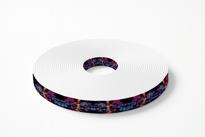 L'atelier du Fourmilier BioThane imprimé au mètre BioThane imprimé – Forêt Néon magique (au mètre)