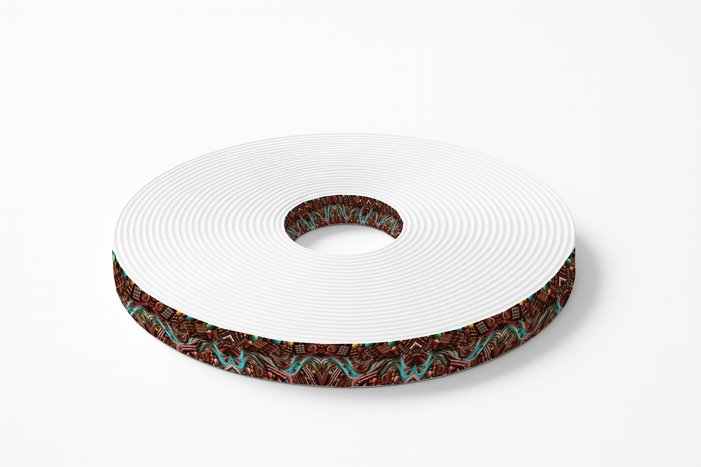 L'atelier du Fourmilier BioThane imprimé au mètre BioThane® imprimé – Gourmandises en folie (au mètre)