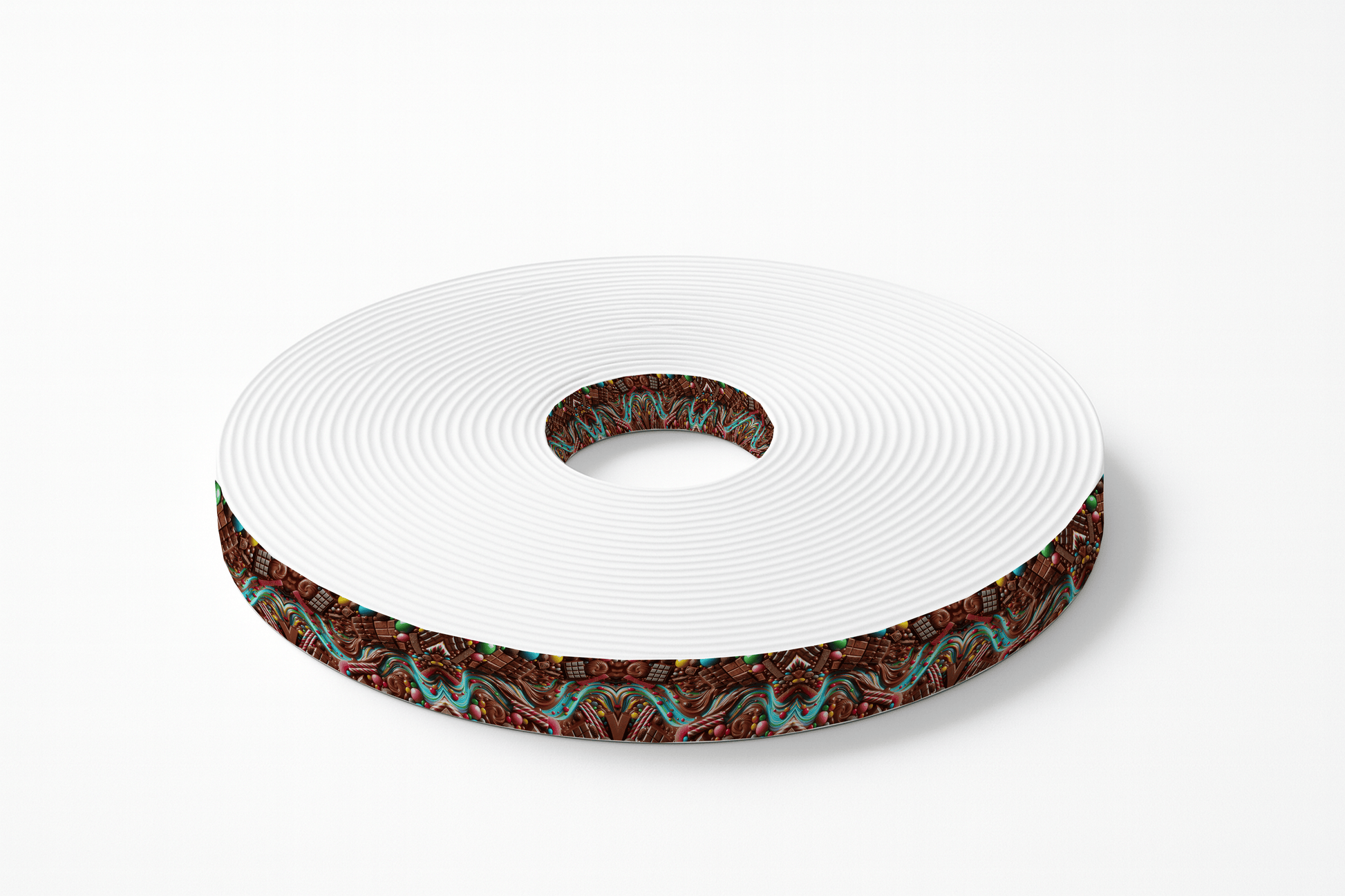 L'atelier du Fourmilier BioThane imprimé au mètre BioThane® imprimé – Gourmandises en folie (au mètre)