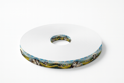 L'atelier du Fourmilier BioThane imprimé au mètre BioThane® imprimé – Motif Berger Australien & Moutons
