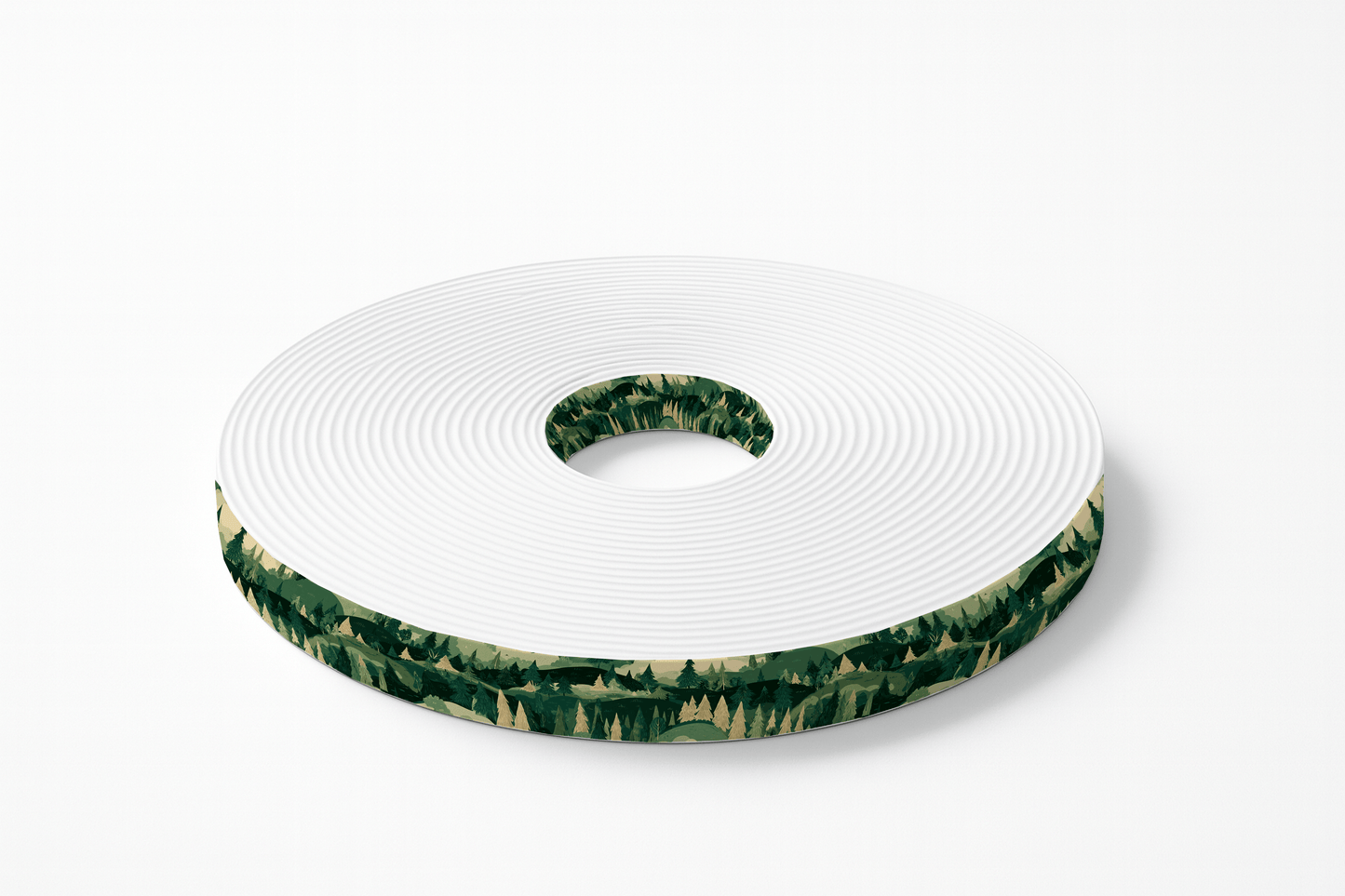 L'atelier du Fourmilier BioThane imprimé au mètre BioThane imprimé – Motif Feuillage camouflage forêt