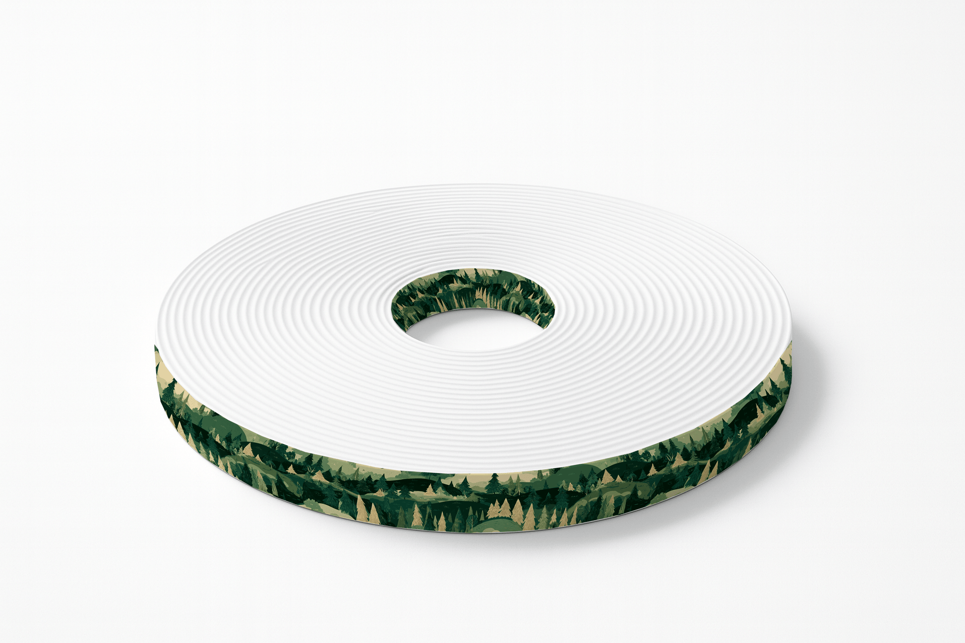 L'atelier du Fourmilier BioThane imprimé au mètre BioThane imprimé – Motif Feuillage camouflage forêt
