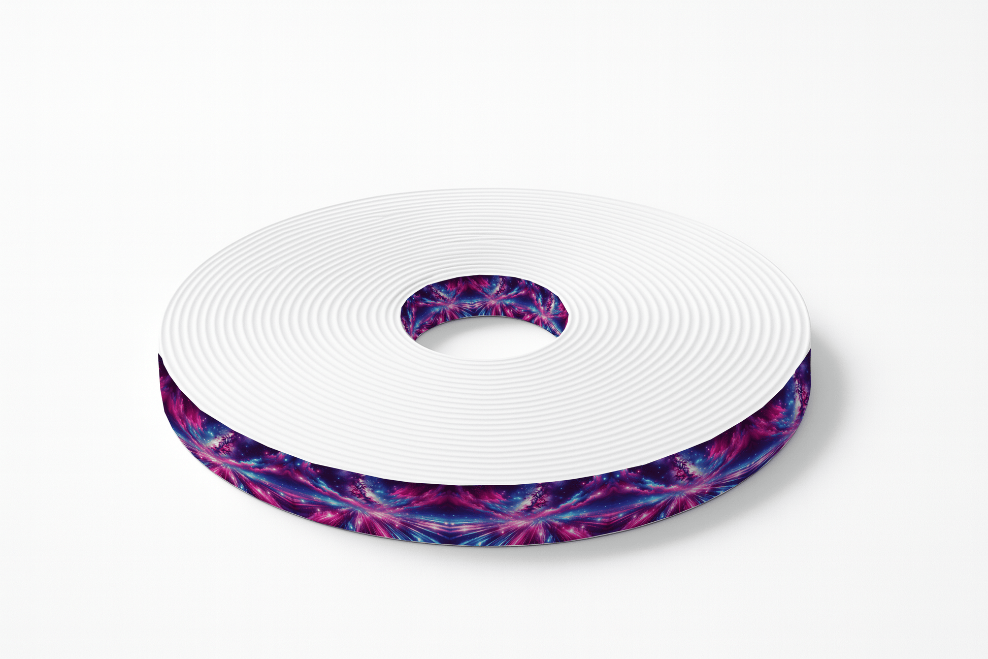 L'atelier du Fourmilier BioThane imprimé au mètre BioThane® imprimé - Motif Galaxie colorée