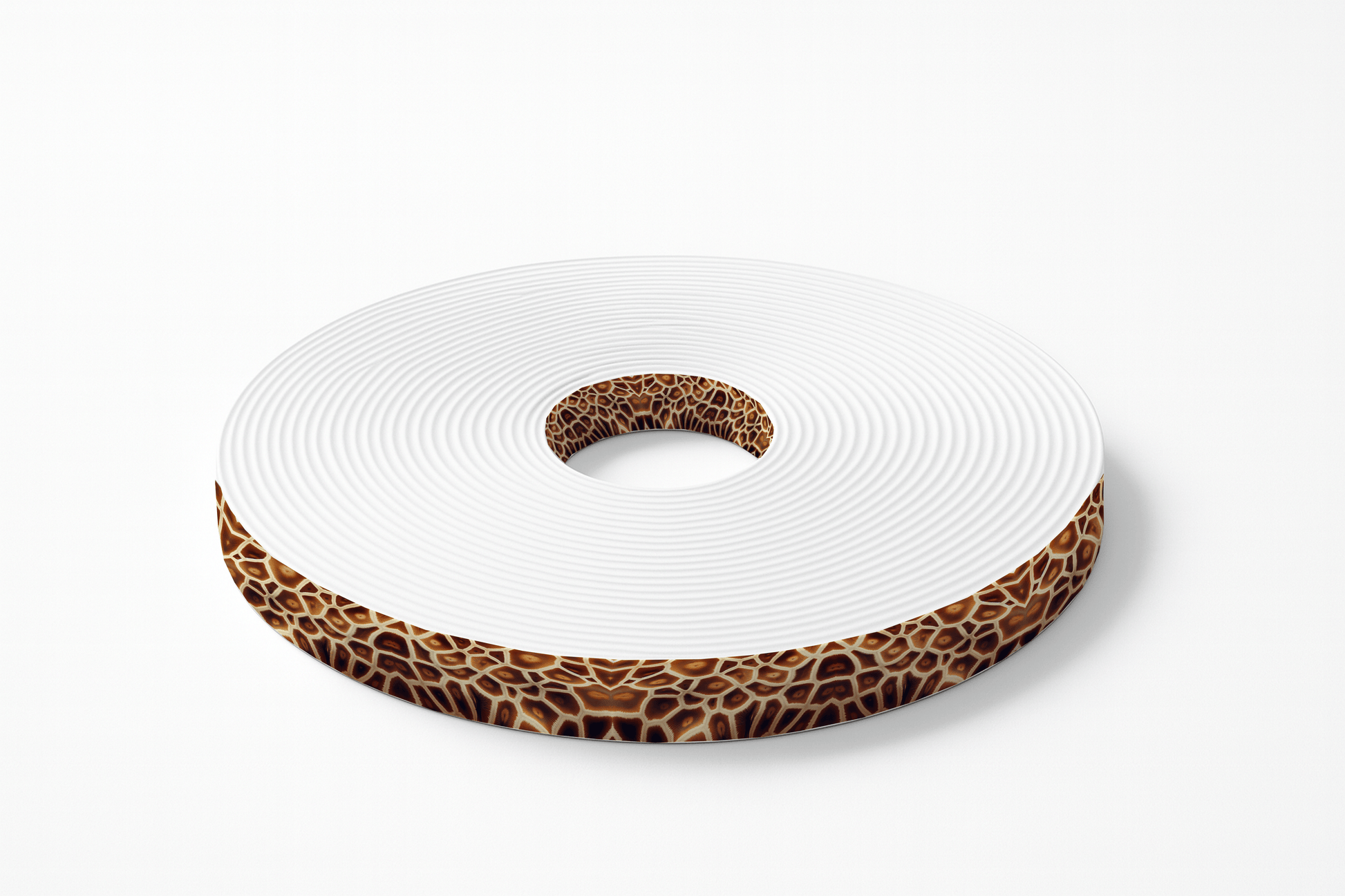 L'atelier du Fourmilier BioThane imprimé au mètre BioThane® imprimé - Motif Girafe sauvage
