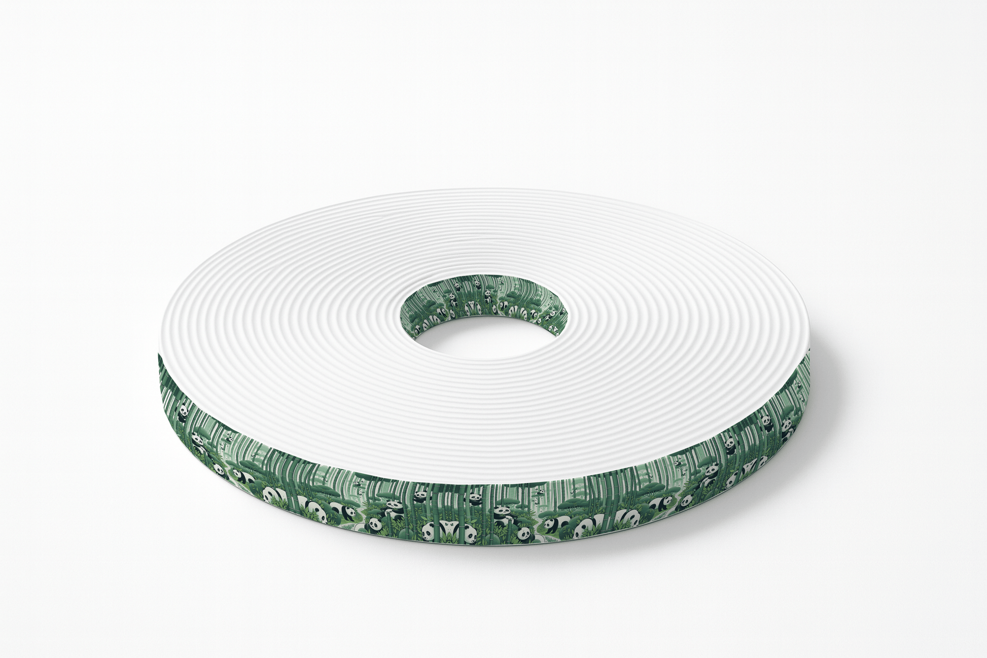 L'atelier du Fourmilier BioThane imprimé au mètre BioThane® imprimé - Motif "Pandas en Bambouseraie"