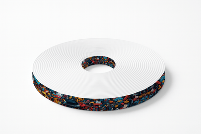 L'atelier du Fourmilier BioThane imprimé au mètre BioThane® imprimé - Motif "Pixel Pop Culture"