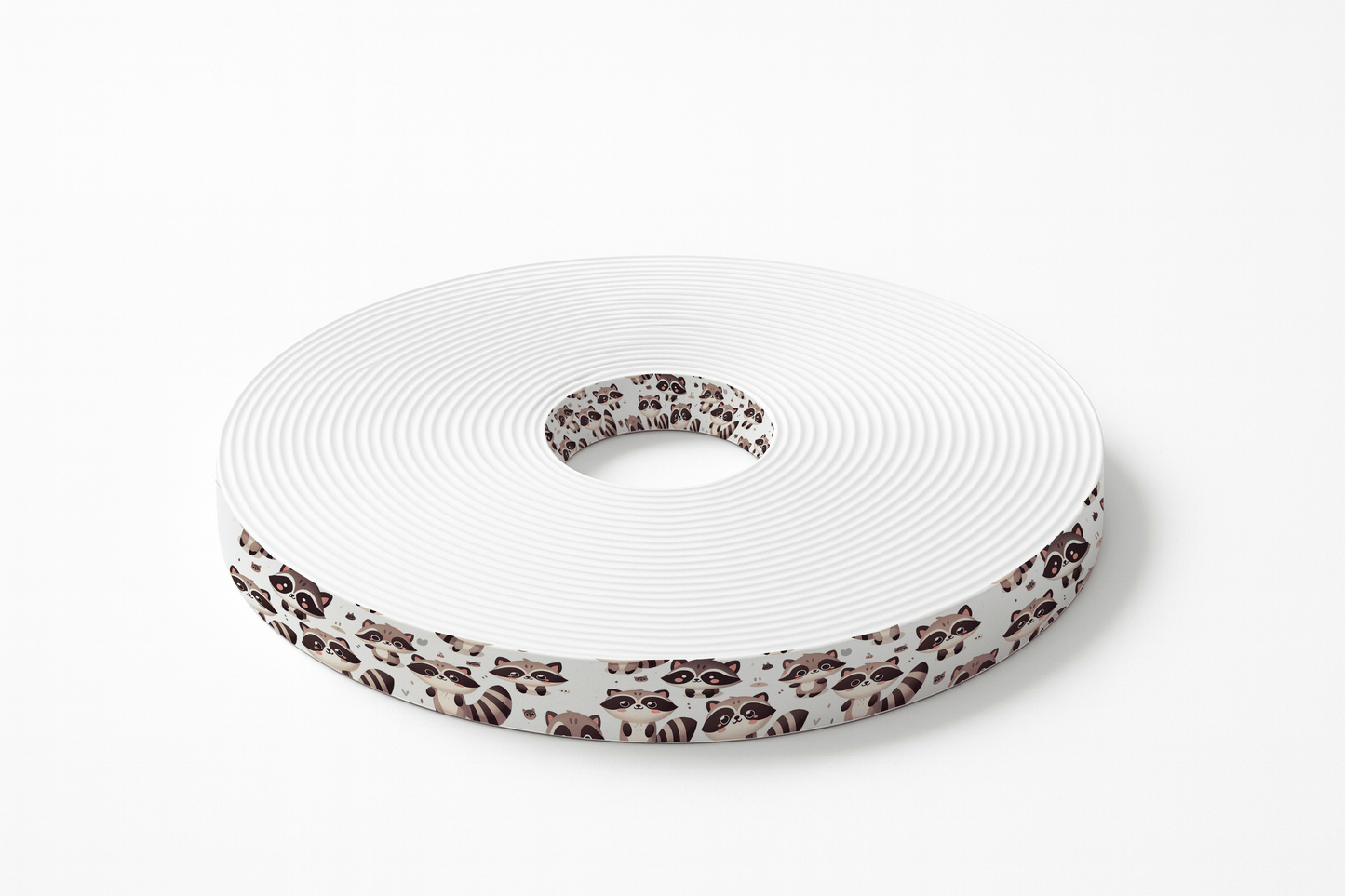 L'atelier du Fourmilier BioThane imprimé au mètre BioThane® imprimé – Motif Ratons Laveurs Mignons