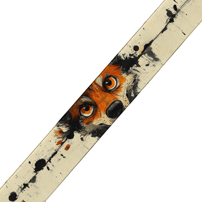 L'atelier du Fourmilier BioThane imprimé au mètre BioThane® imprimé - Motif "Regard de Renard"