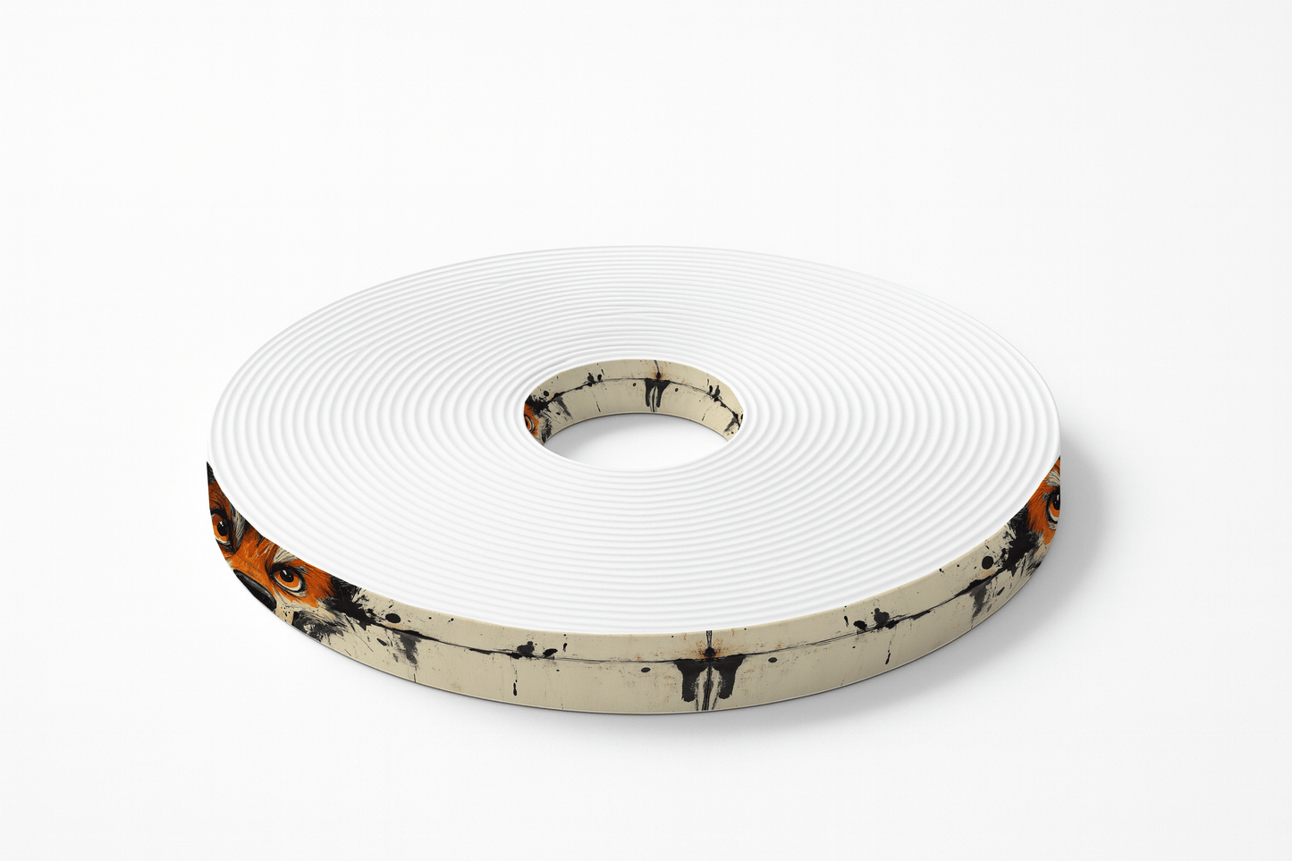 L'atelier du Fourmilier BioThane imprimé au mètre BioThane® imprimé - Motif "Regard de Renard"