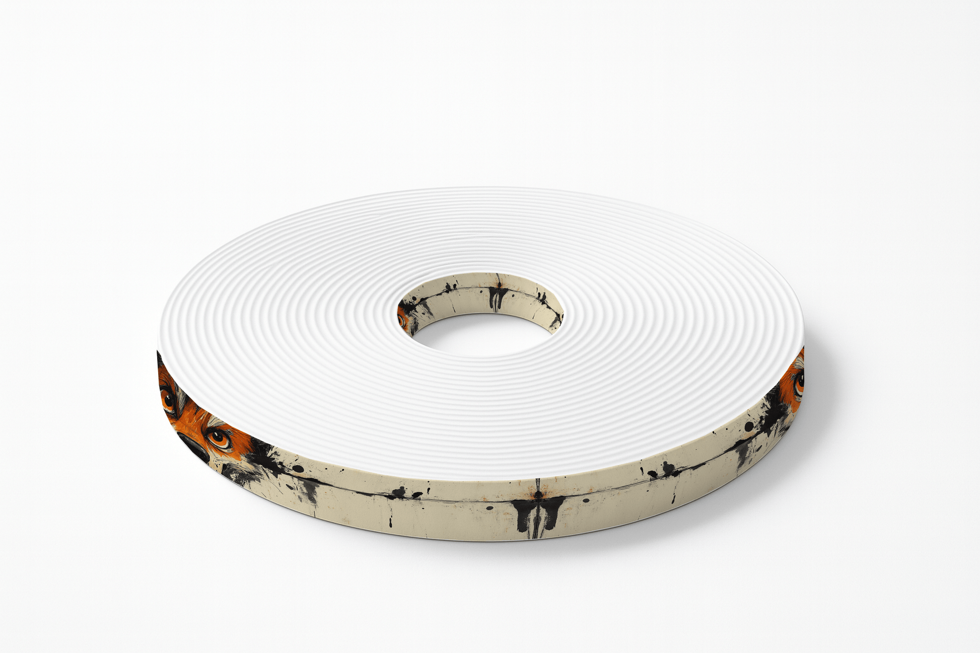 L'atelier du Fourmilier BioThane imprimé au mètre BioThane® imprimé - Motif "Regard de Renard"