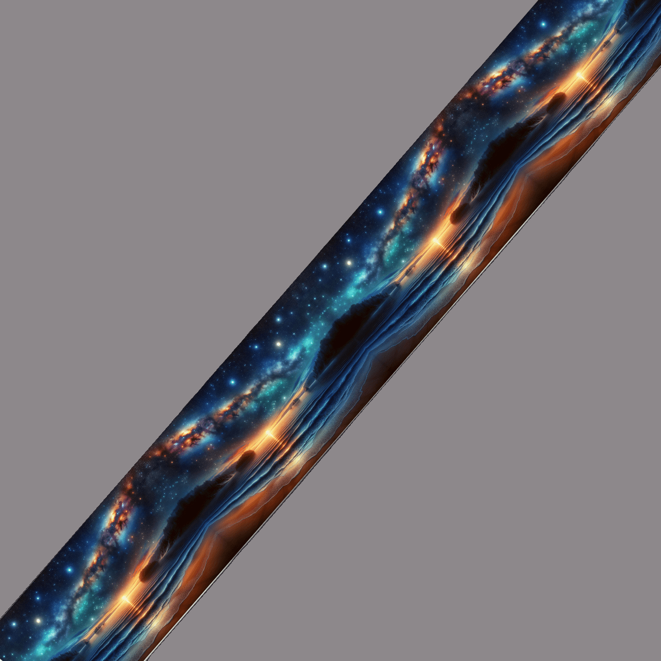 L'atelier du Fourmilier BioThane imprimé au mètre BioThane imprimé – Océan Galactique