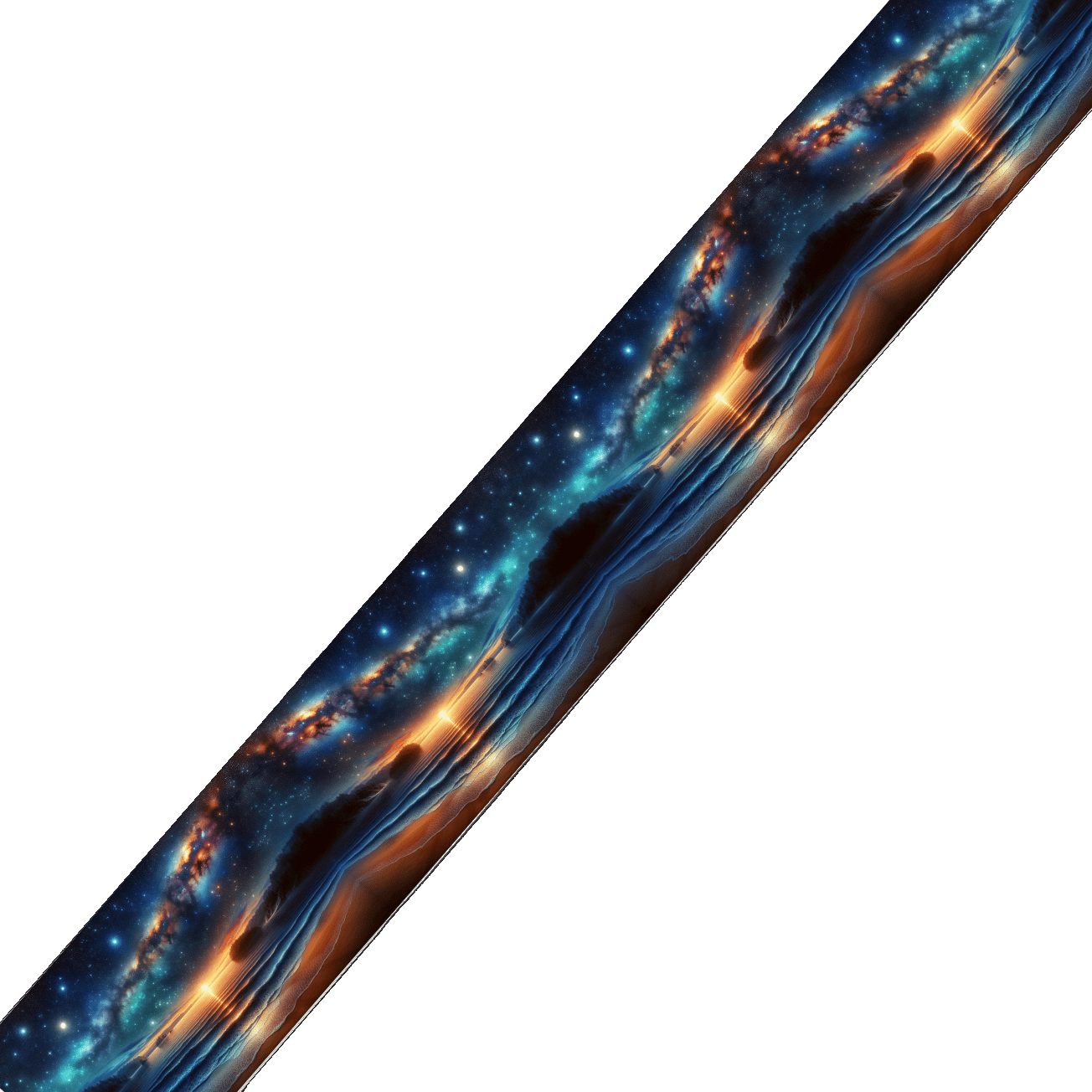 L'atelier du Fourmilier BioThane imprimé au mètre BioThane imprimé – Océan Galactique