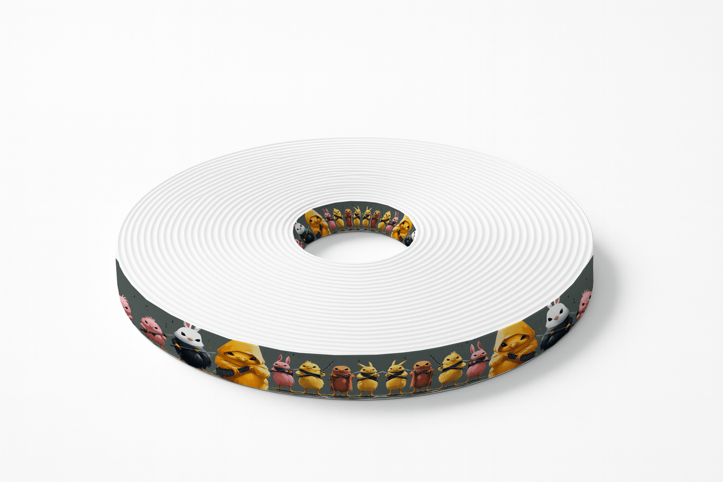 L'atelier du Fourmilier BioThane imprimé au mètre BioThane® imprimé - Pandas roux mignons dans la jungle