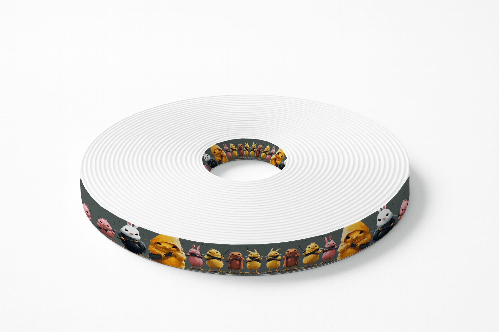 L'atelier du Fourmilier BioThane imprimé au mètre BioThane® imprimé - Pandas roux mignons dans la jungle