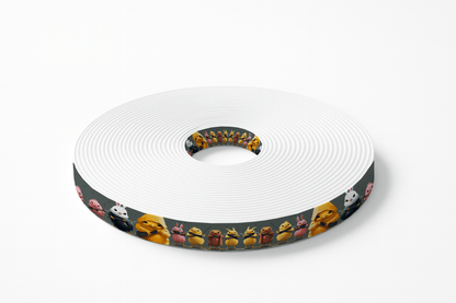 L'atelier du Fourmilier BioThane imprimé au mètre BioThane® imprimé - Pandas roux mignons dans la jungle