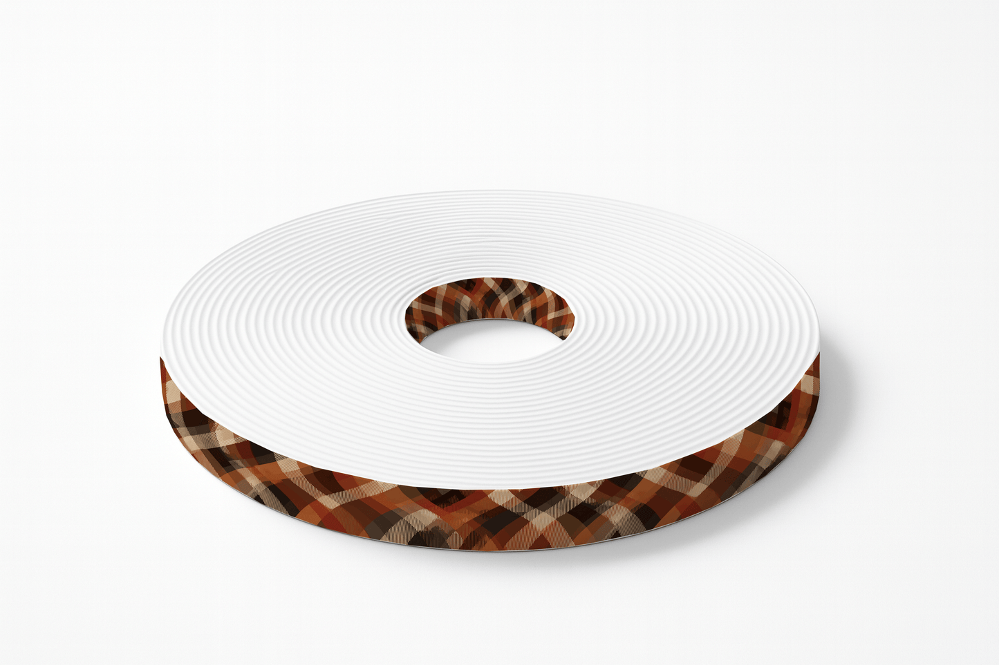L'atelier du Fourmilier BioThane imprimé au mètre BioThane imprimé Tartan automnal – tons chauds