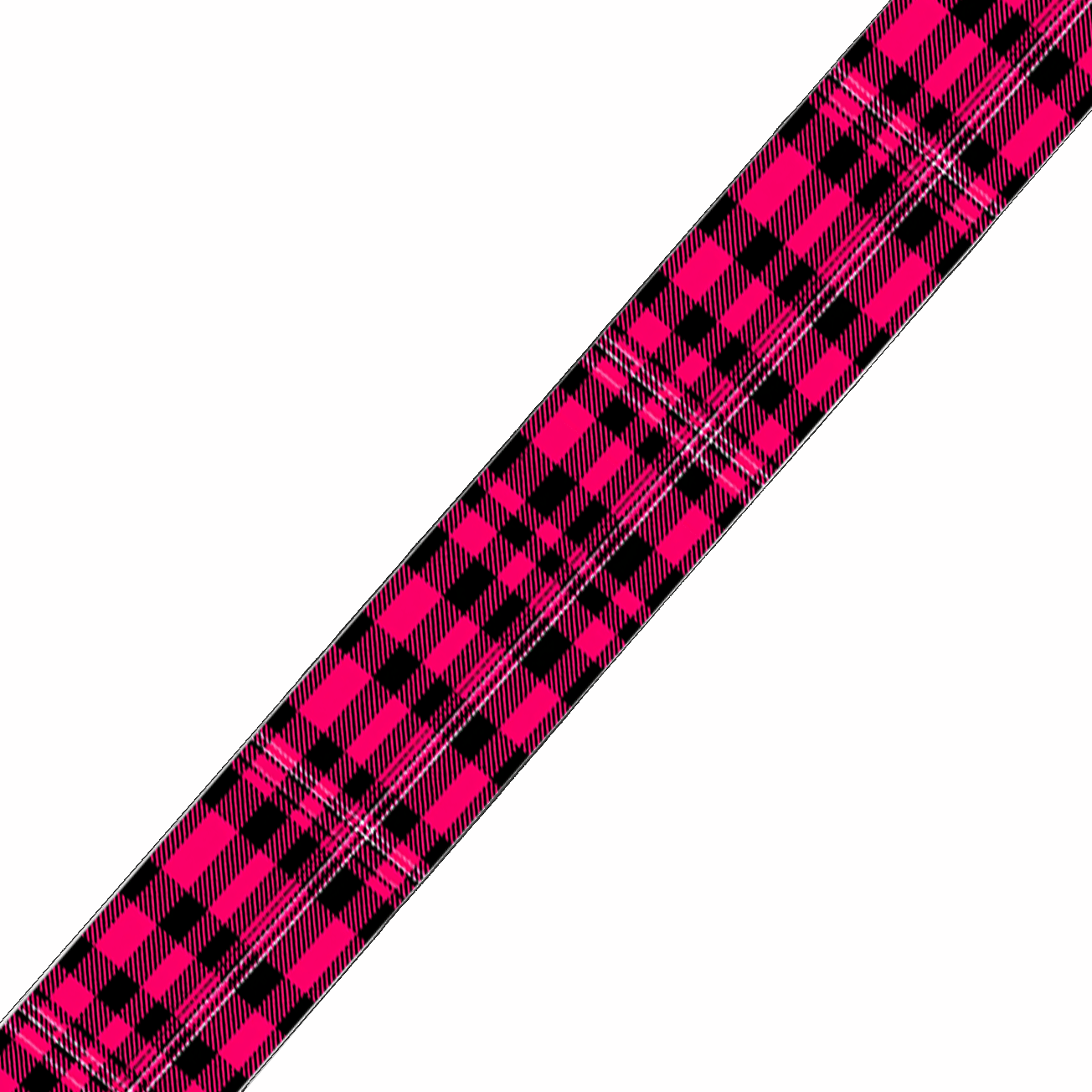 L'atelier du Fourmilier BioThane imprimé au mètre BioThane imprimé Tartan rose fuchsia & noir