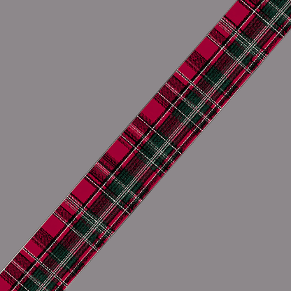 L'atelier du Fourmilier BioThane imprimé au mètre BioThane imprimé Tartan rouge & vert