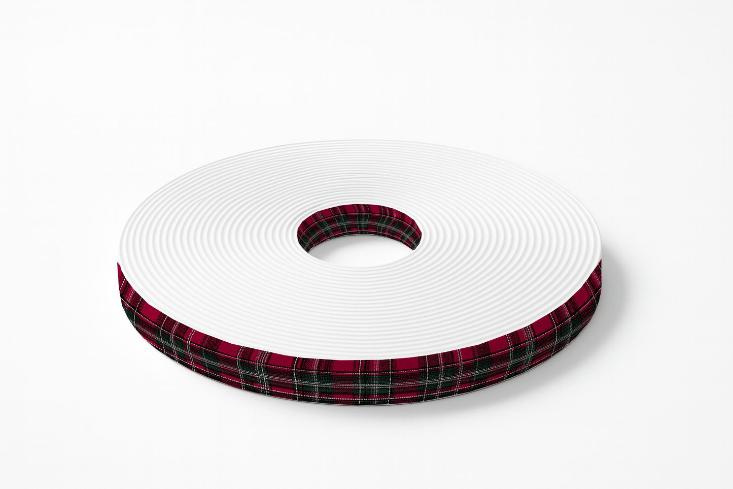 L'atelier du Fourmilier BioThane imprimé au mètre BioThane imprimé Tartan rouge & vert