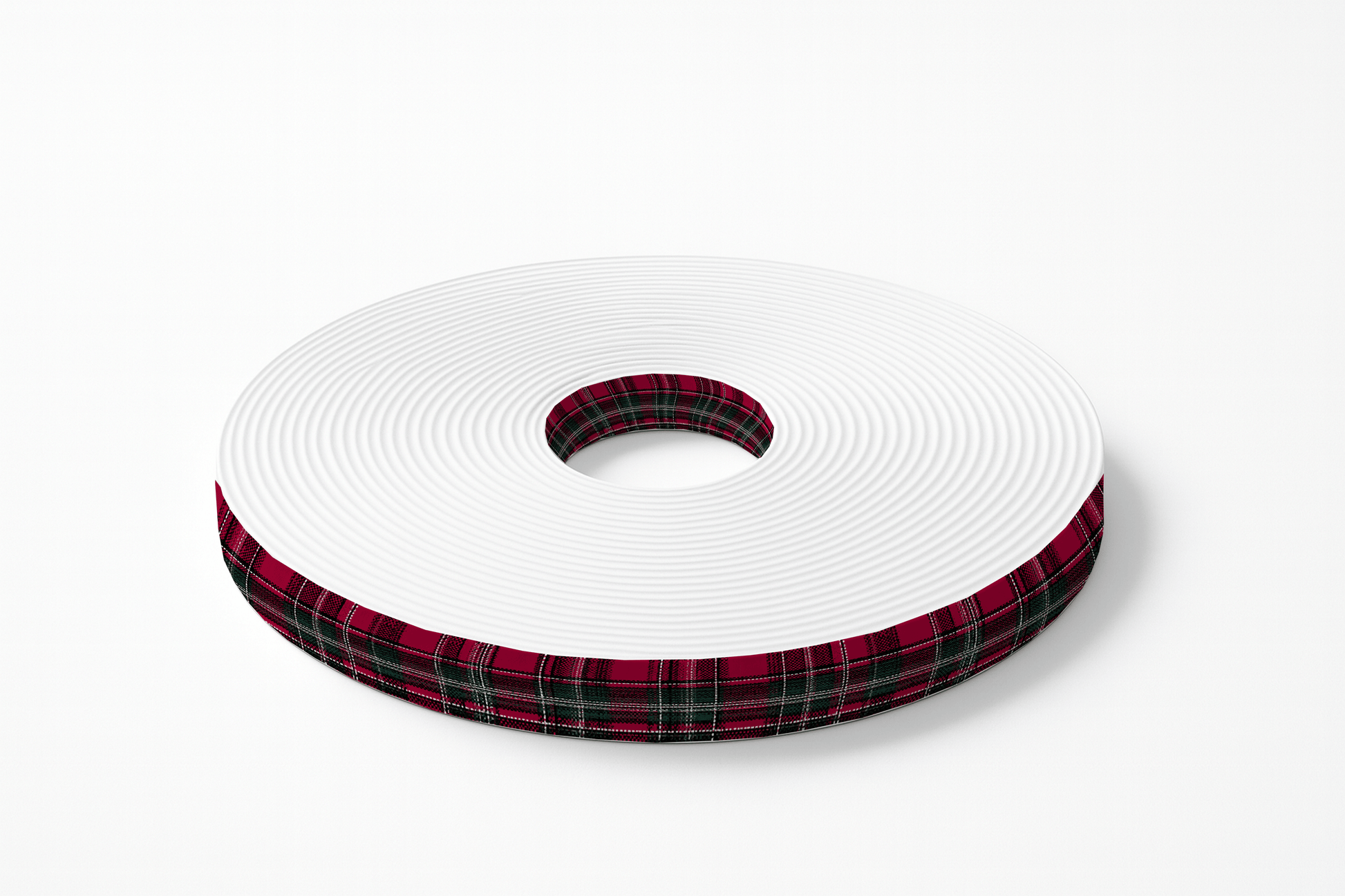L'atelier du Fourmilier BioThane imprimé au mètre BioThane imprimé Tartan rouge & vert