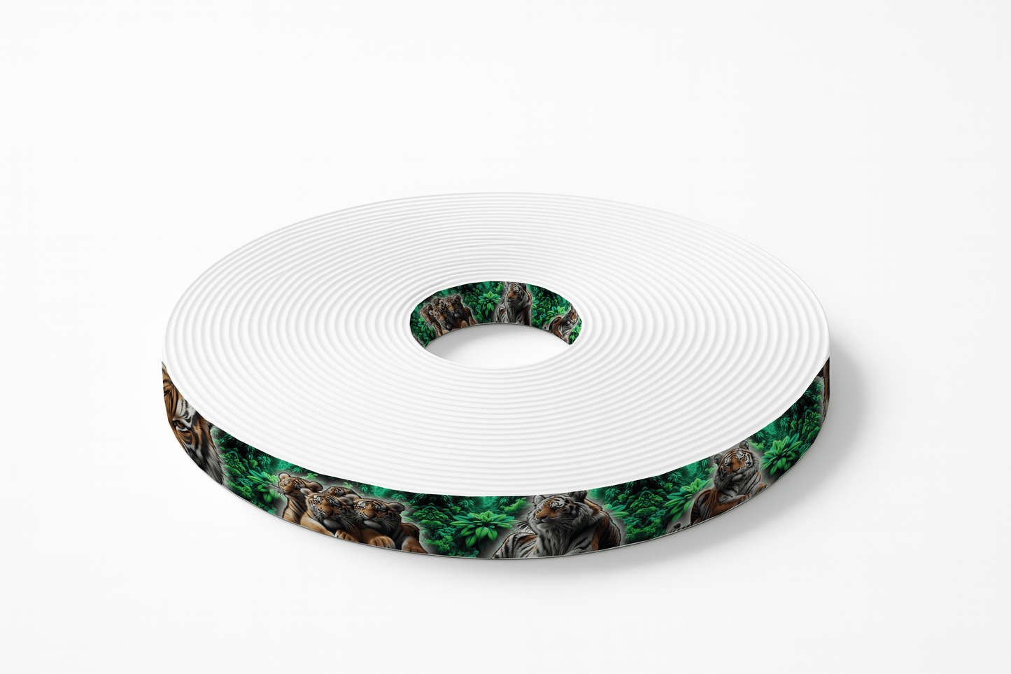 L'atelier du Fourmilier BioThane imprimé au mètre BioThane® imprimé - Tigres majestueux dans la jungle