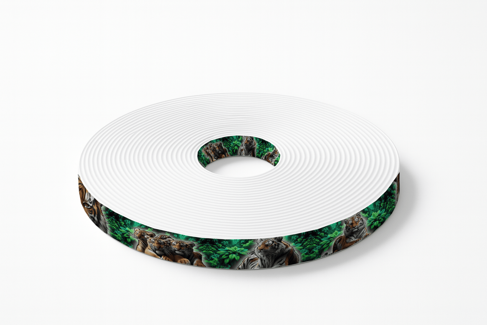 L'atelier du Fourmilier BioThane imprimé au mètre BioThane® imprimé - Tigres majestueux dans la jungle
