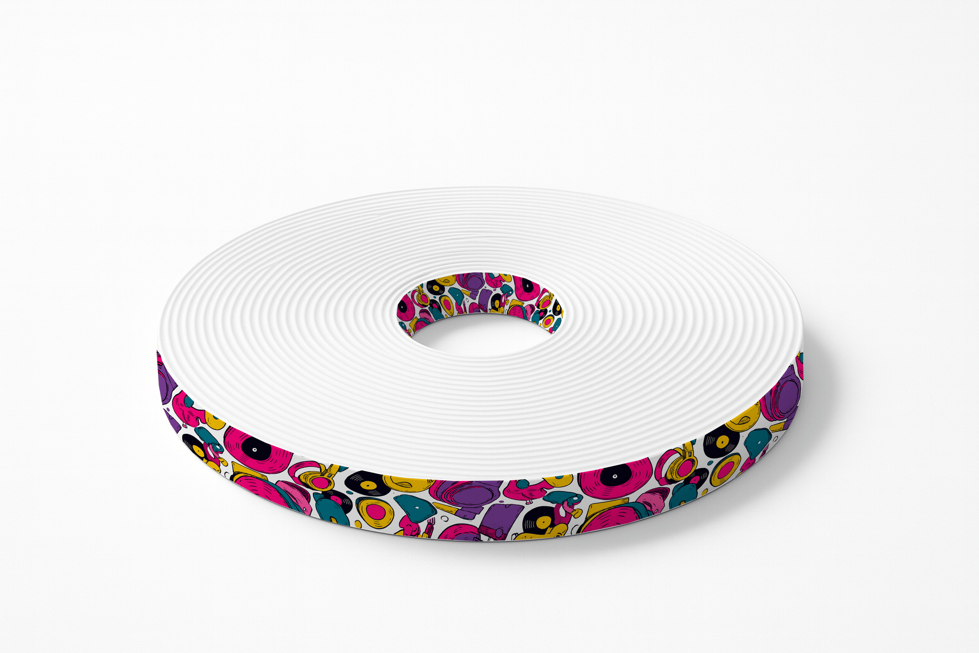 L'atelier du Fourmilier BioThane imprimé au mètre BioThane imprimé Vinyles & radios rétro