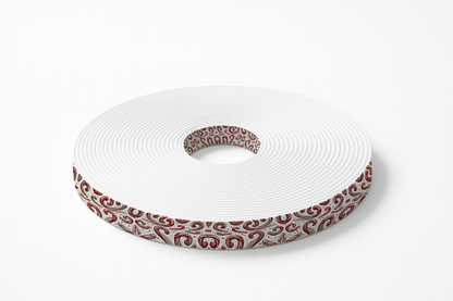 L'atelier du Fourmilier BioThane imprimé au mètre BioThane imprimé – Volutes Sucre d'Orge (édition Noël)