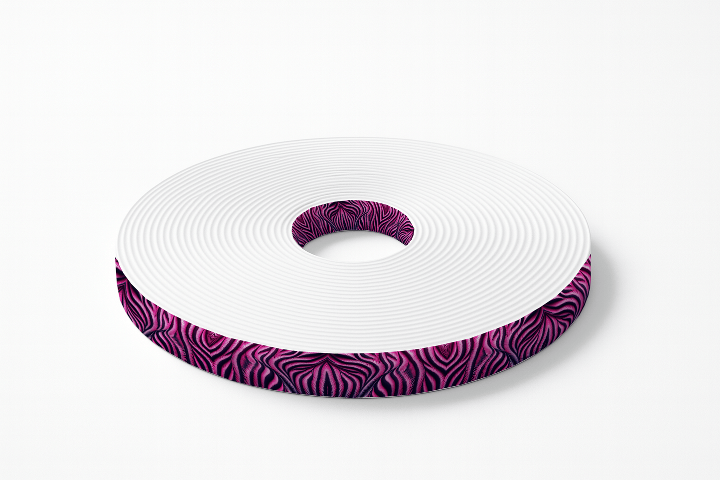 L'atelier du Fourmilier BioThane imprimé au mètre BioThane® imprimé Zèbre Rose – au mètre
