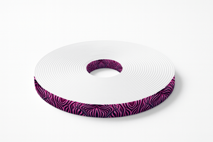 L'atelier du Fourmilier BioThane imprimé au mètre BioThane® imprimé Zèbre Rose – au mètre
