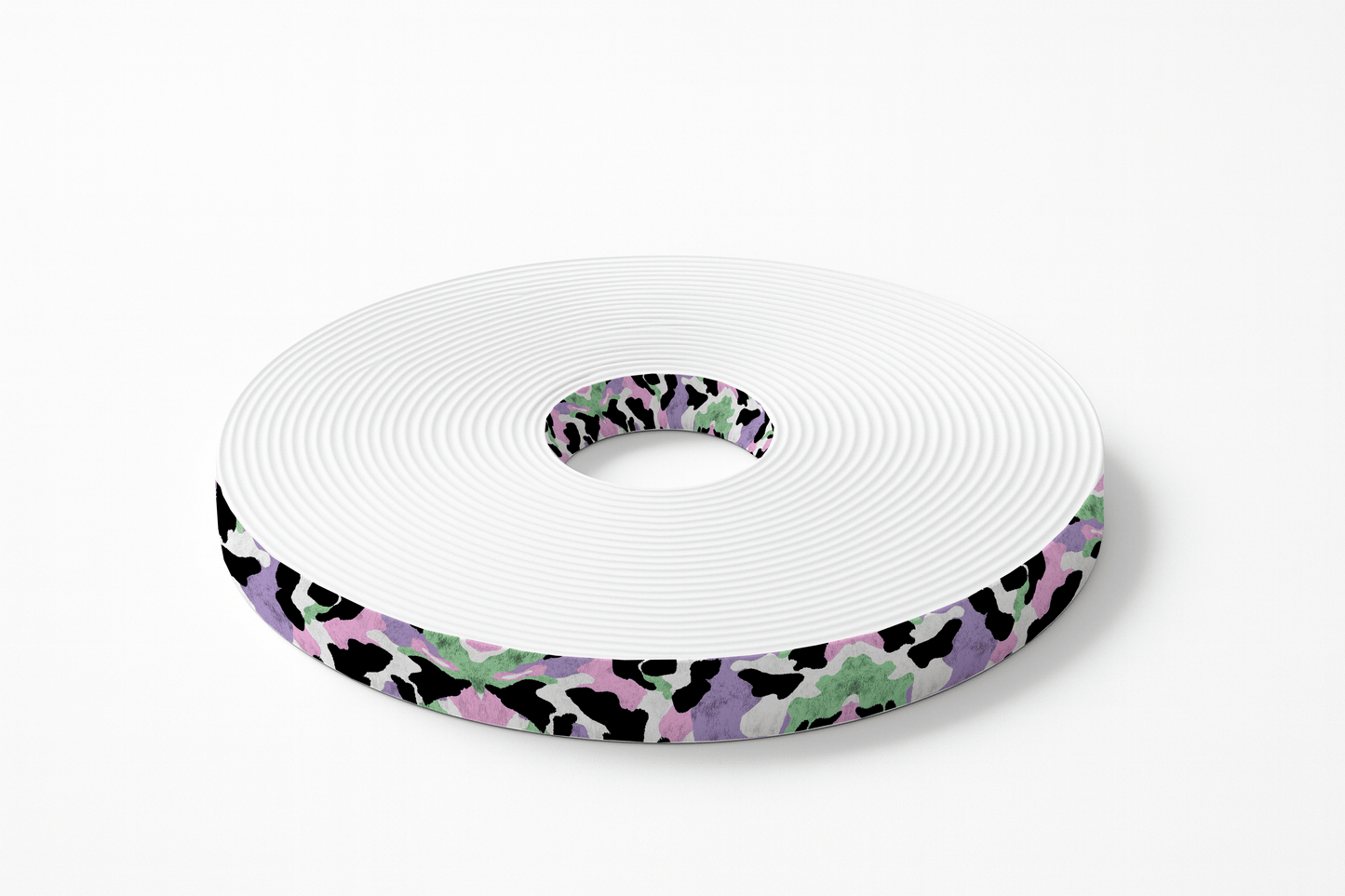 L'atelier du Fourmilier BioThane imprimé au mètre Motif BioThane imprimé UV – Camouflage pastel