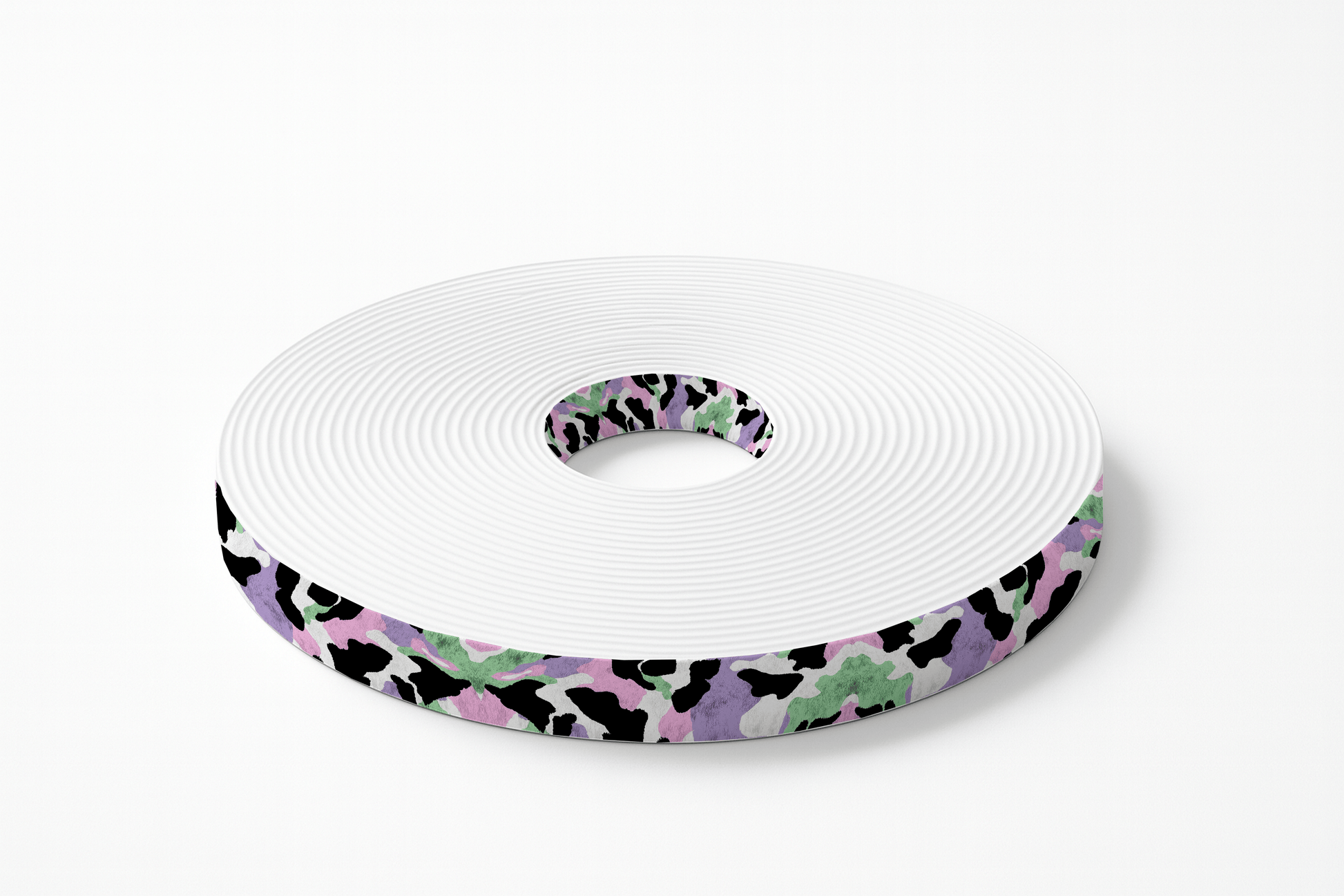 L'atelier du Fourmilier BioThane imprimé au mètre Motif BioThane imprimé UV – Camouflage pastel