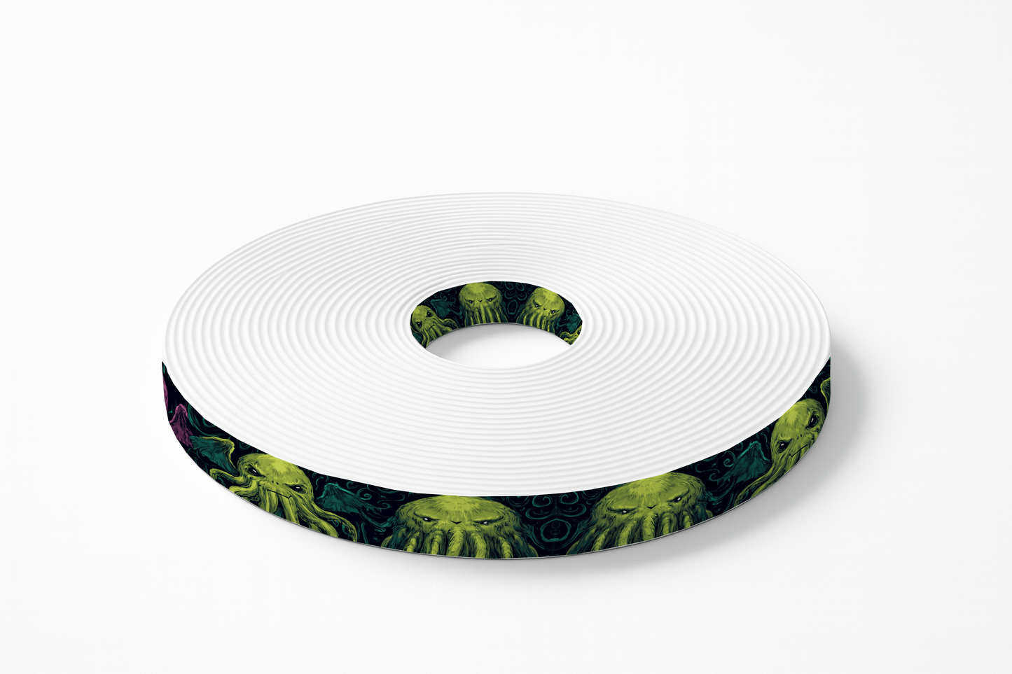 L'atelier du Fourmilier BioThane imprimé au mètre 🌊 Motif BioThane imprimé UV– Cthulhu multicolore